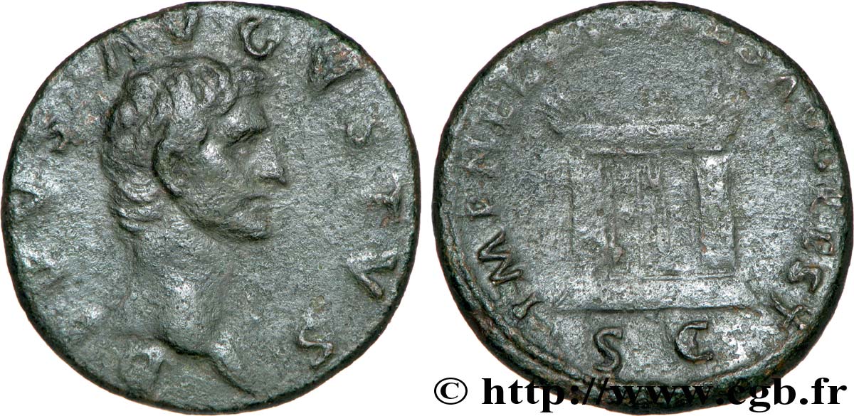 AUGUSTUS As, (MB, Æ 27) XF