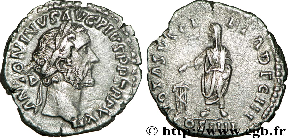 ANTONINUS PIUS Denier VZ