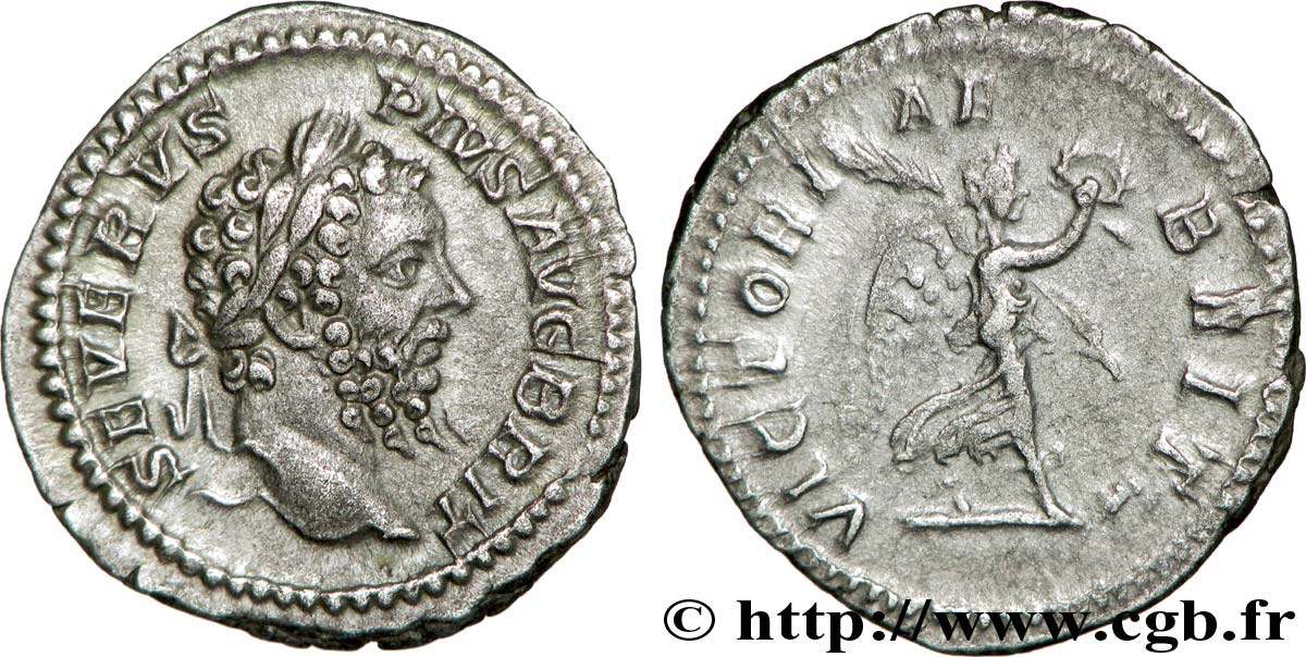 SEPTIMIUS SEVERUS Denier MS/AU