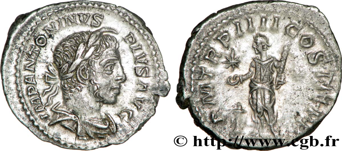 ELAGABALUS Denier fST