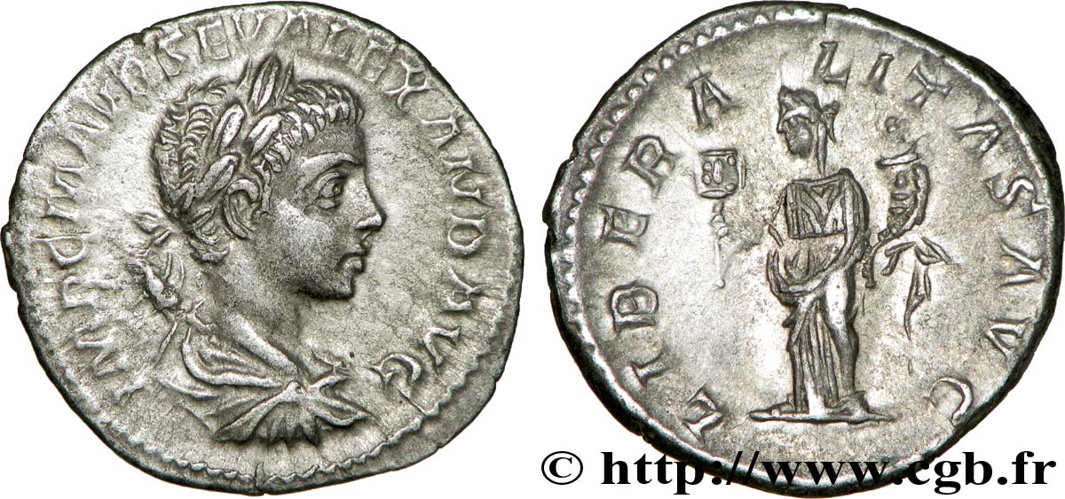 SEVERUS ALEXANDER  Denier AU/AU