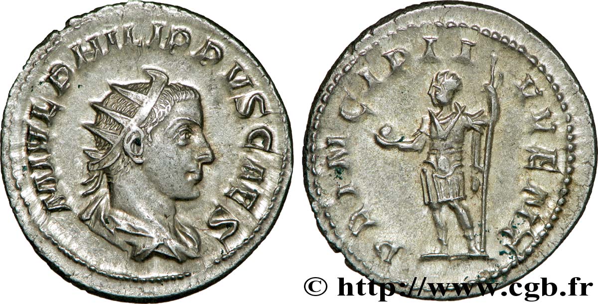 FILIPPO II FIGLIO Antoninien MS/AU