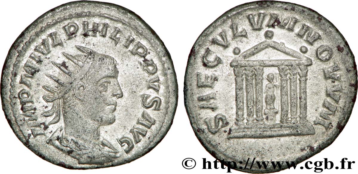 FILIPPO II FIGLIO Antoninien AU