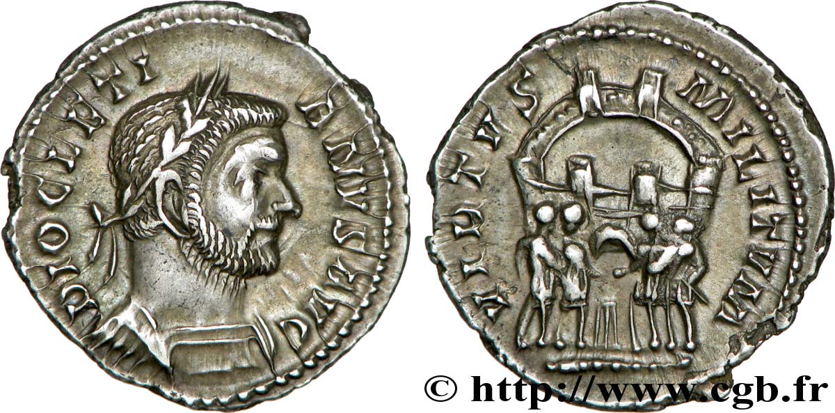DIOCLEZIANO Argenteus MS/AU