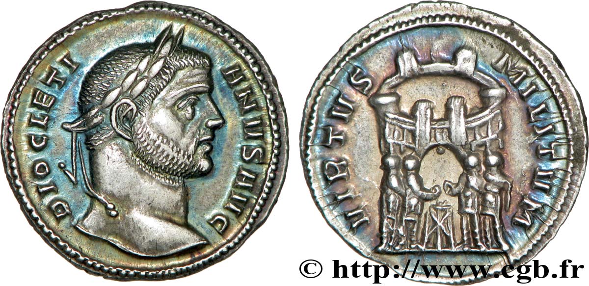 DIOCLEZIANO Argenteus FDC/MS