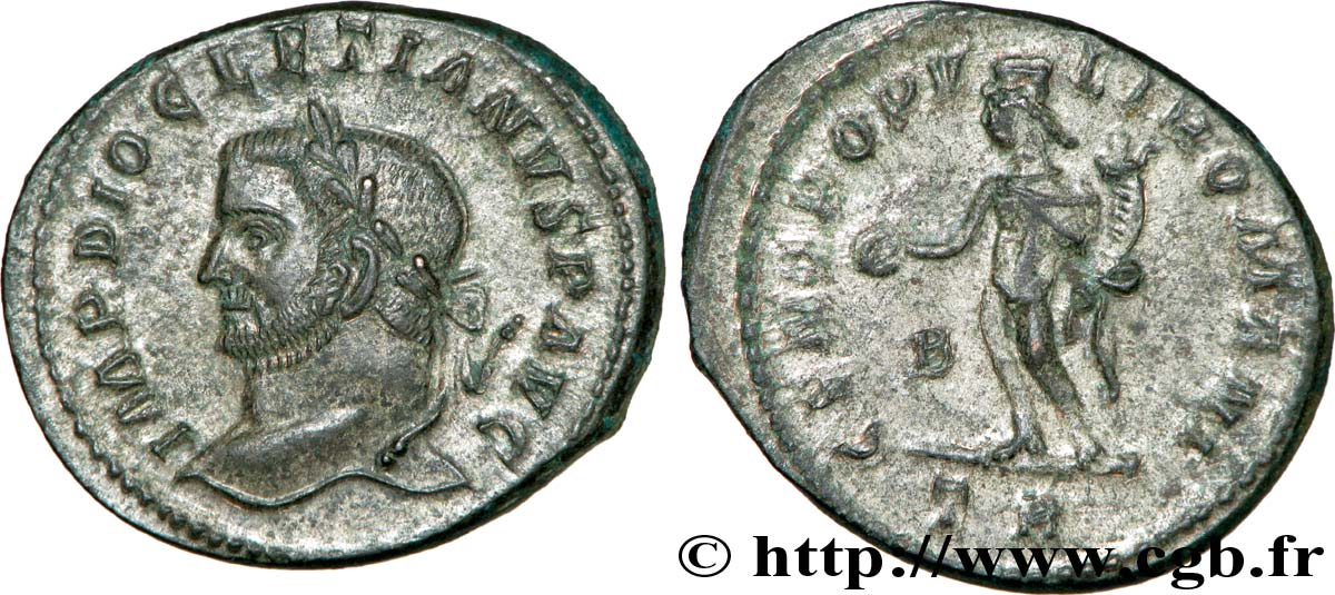 DIOCLETIAN Follis ou nummus AU