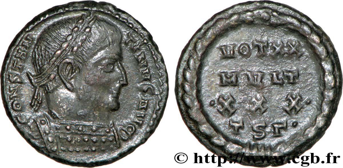 COSTANTINO I IL GRANDE Centenionalis ou nummus AU