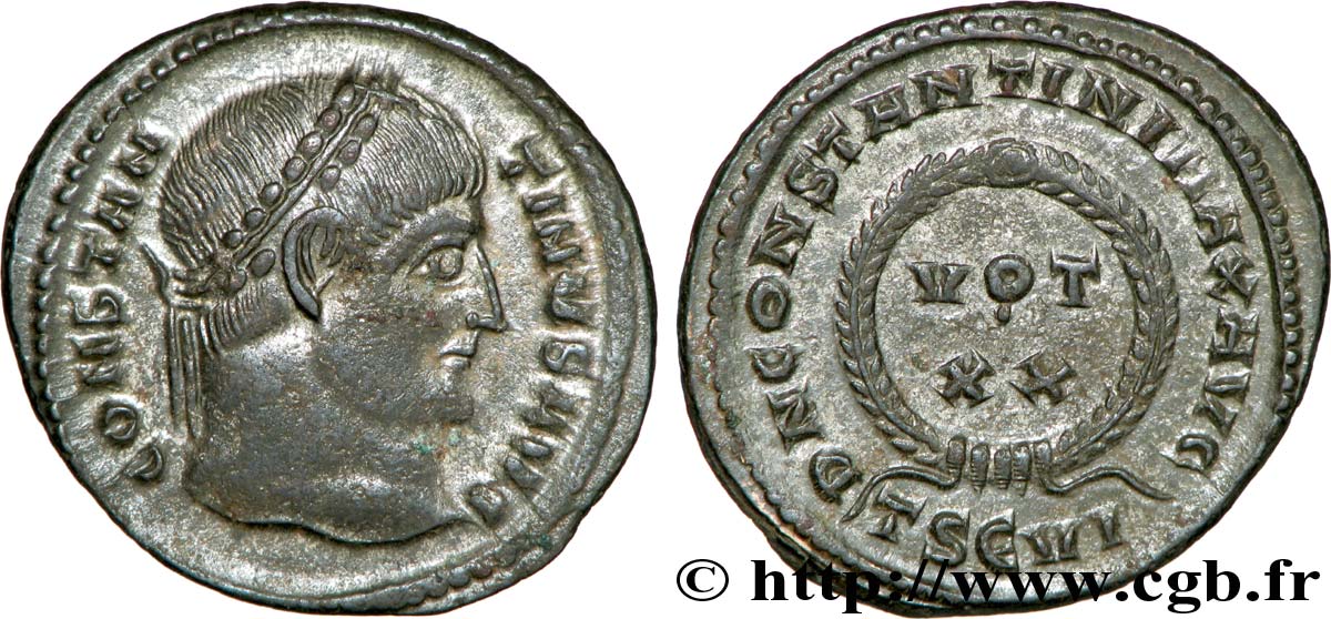 CONSTANTINE I THE GREAT Centenionalis ou nummus MS