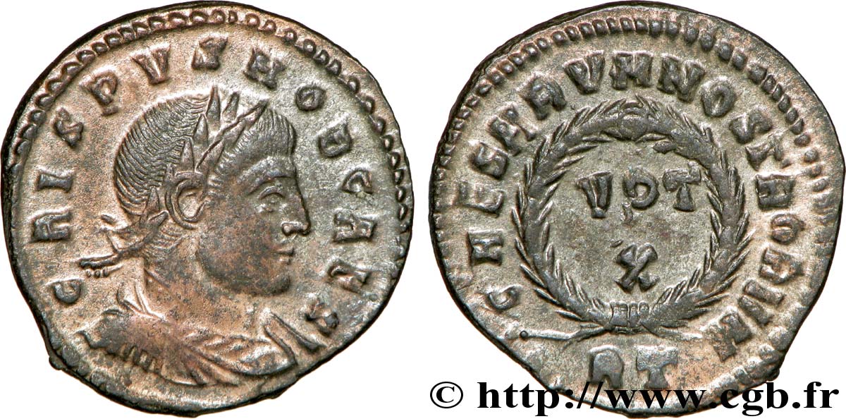 CRISPO Centenionalis ou nummus AU