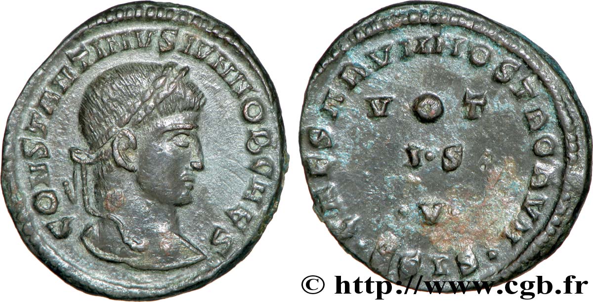 COSTANTINO II Centenionalis ou nummus SPL/q.SPL