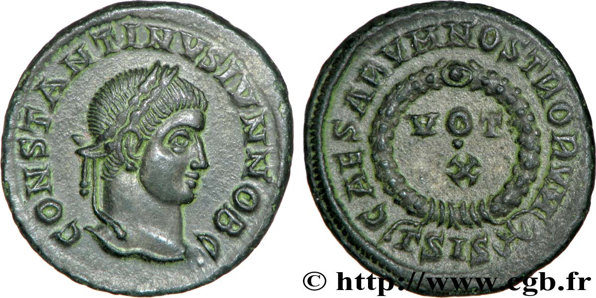 CONSTANTINO II Centenionalis ou nummus EBC