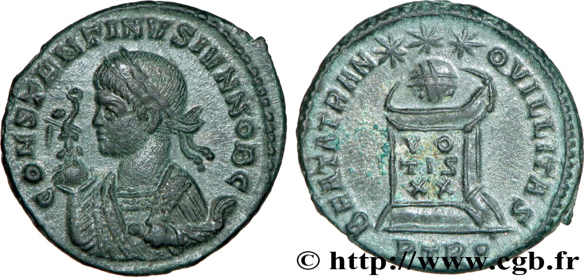 CONSTANTINUS II Centenionalis ou nummus VZ