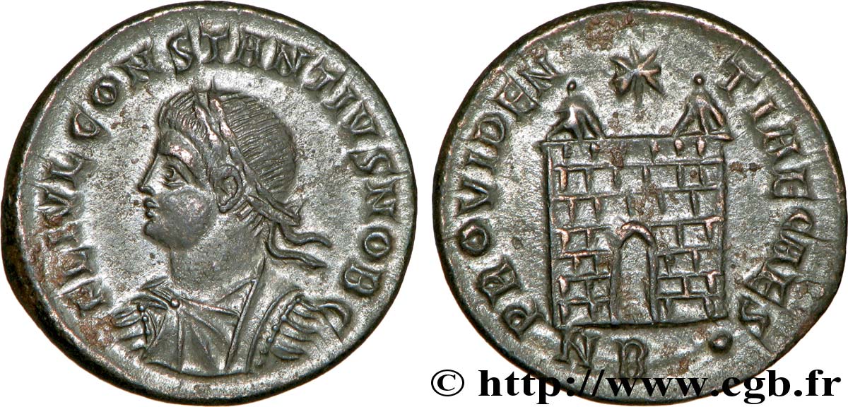 CONSTANCIO II Centenionalis ou nummus FDC