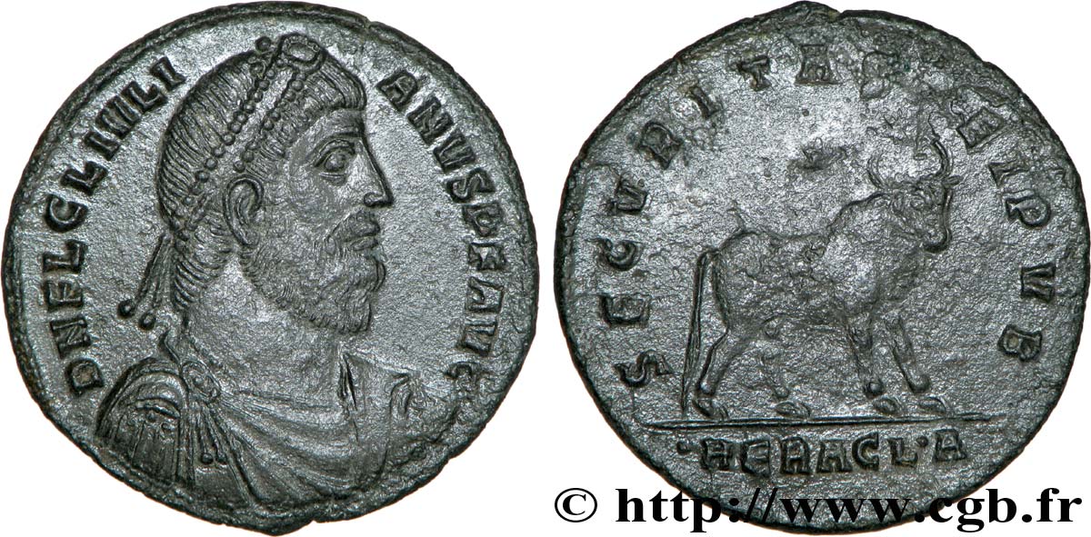 IULIANUS II DER PHILOSOPH Double maiorina, (GB, Æ 1) VZ/fVZ