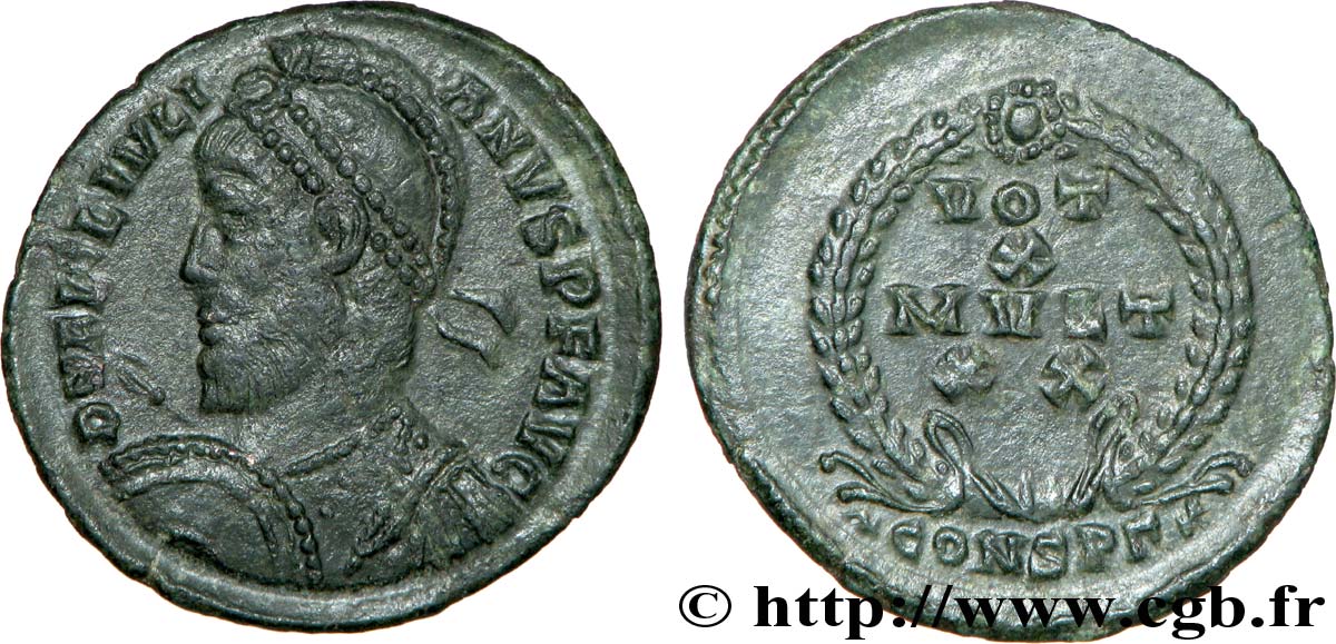 IULIANUS II DER PHILOSOPH Maiorina ou nummus, (PB, Æ 3) VZ/fVZ