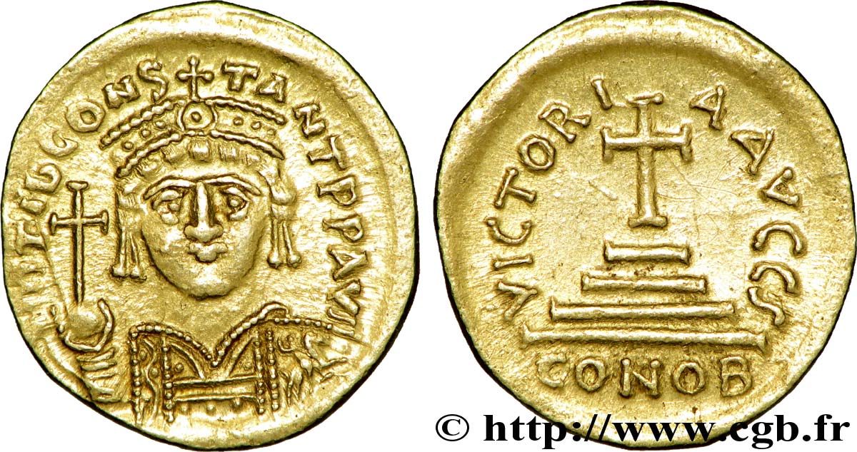 TIBERIUS II CONSTANTINUS Solidus VZ