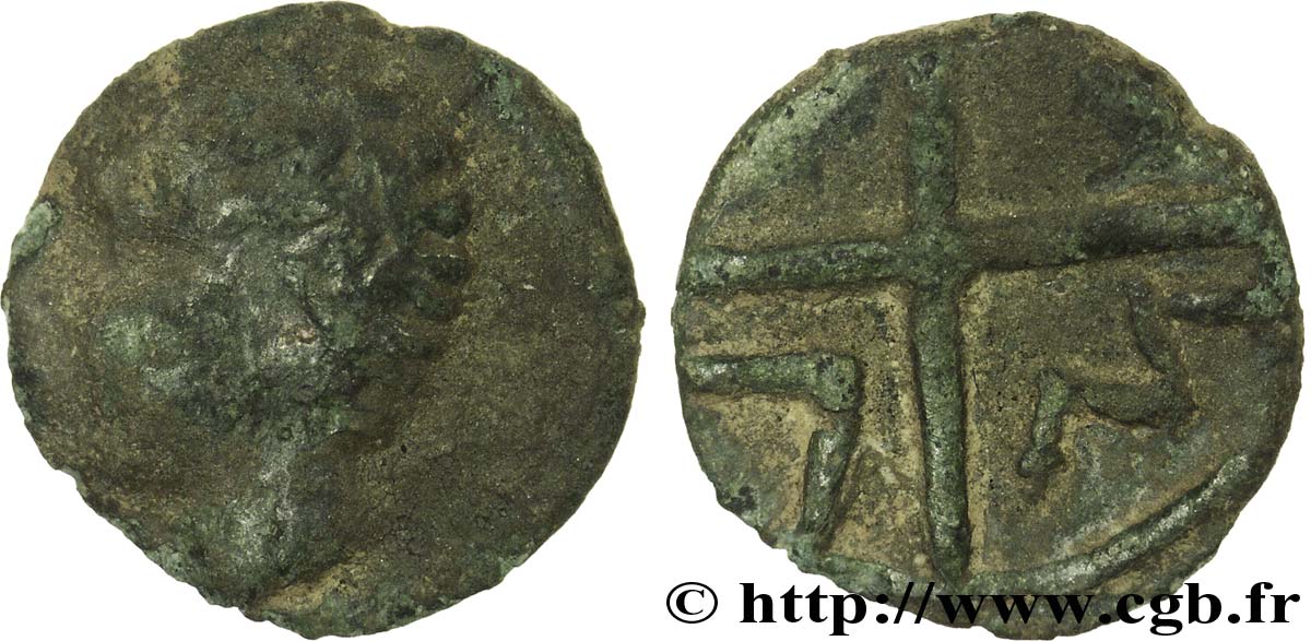 MASALIA - MARSEILLES Obole AM, tête à gauche, en bronze BC/BC+