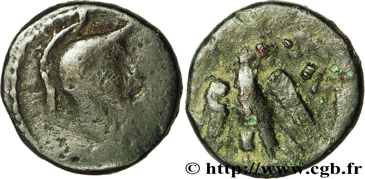 MASSALIEN - MARSEILLES Bronze à l’aigle, grand flan S/fSS