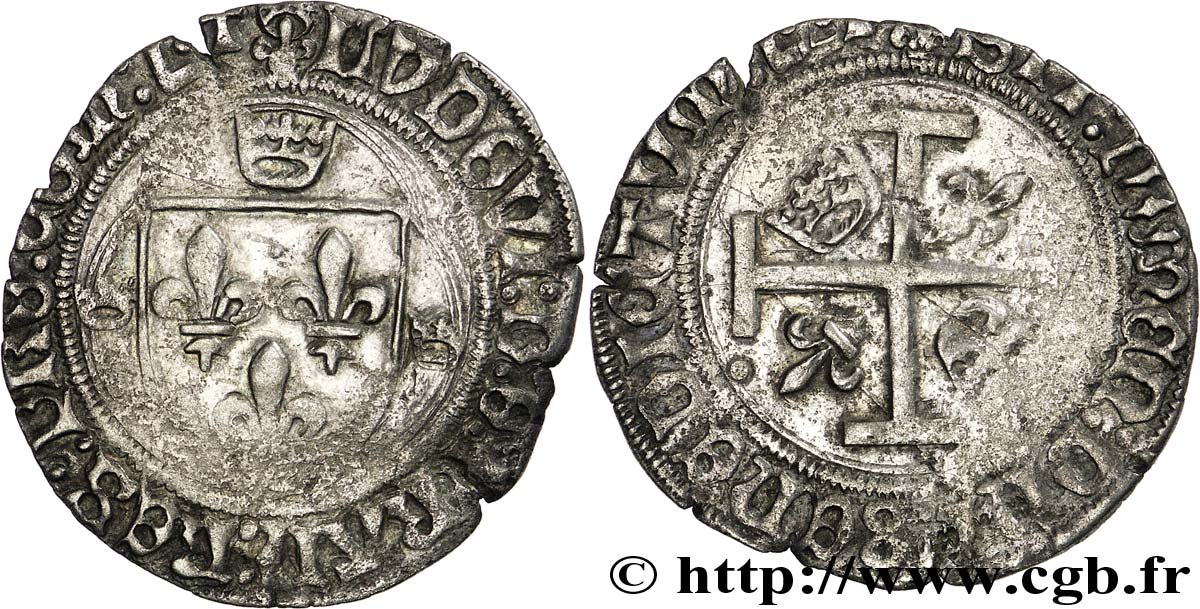 LOUIS XII  Blanc de Provence, 2e type 25/04/1498 Tarascon q.BB