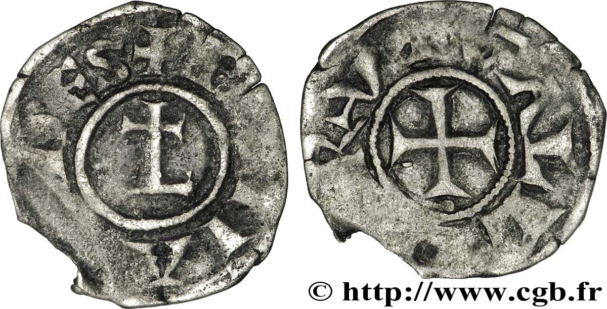 ARCHBISCHOP OF LYON - ANONYMOUS COINAGE Obole BC+