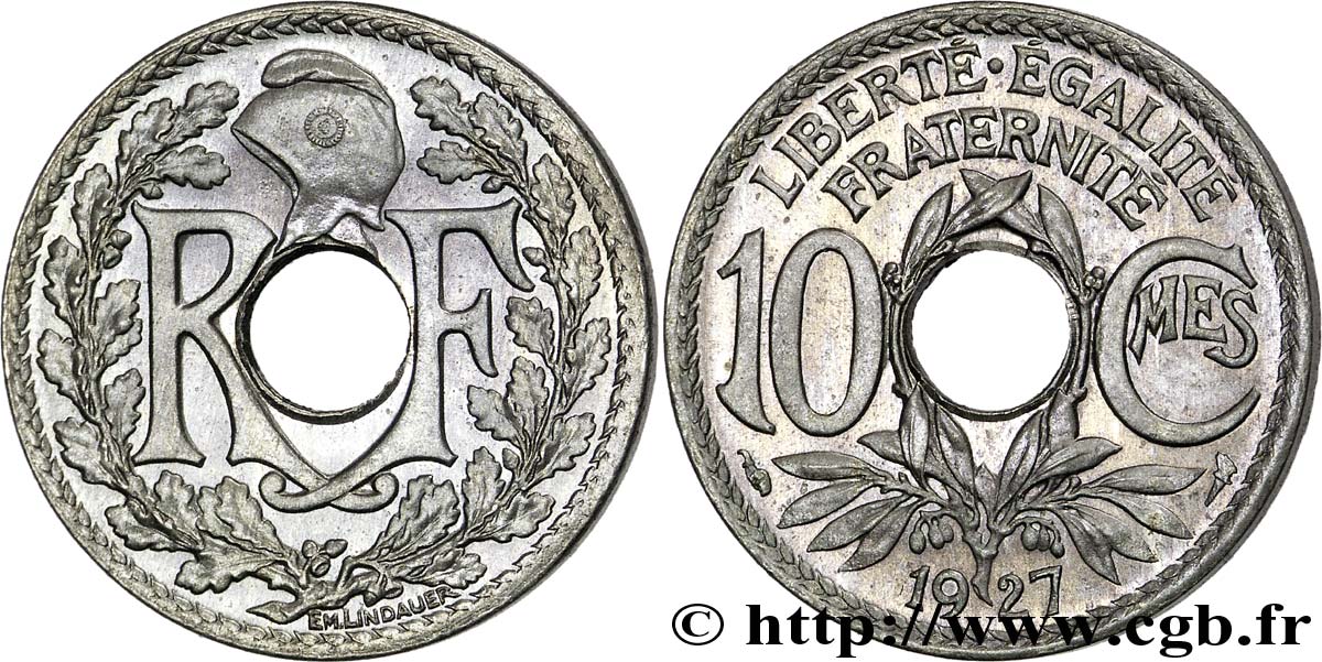 10 centimes Lindauer 1927 Paris F.138/14 FDC 