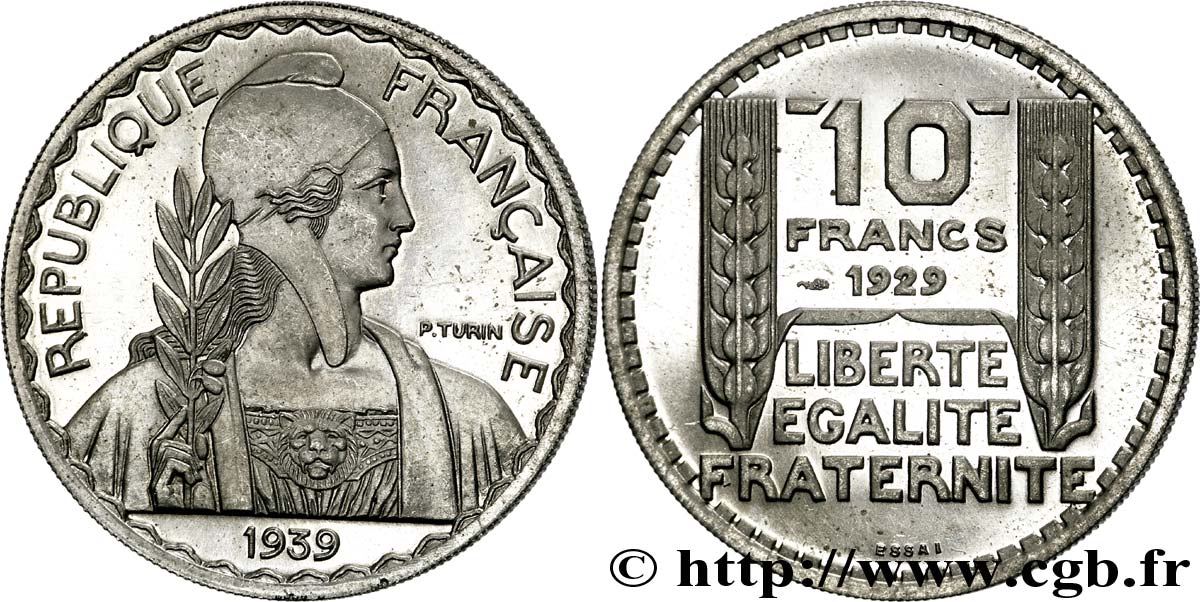 Préparation de la 20 francs Pétain, grand module, 30 mm, 10 g - Essai n.d. Paris Maz.2606 b ST 