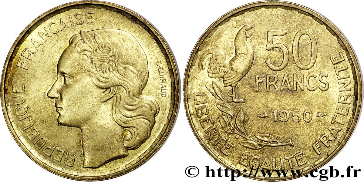 50 francs Guiraud 1950 Paris F.425/3 EBC 
