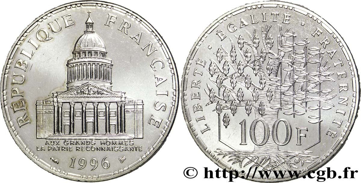 100 francs Panthéon 1996 Pessac F.451/18 EBC 