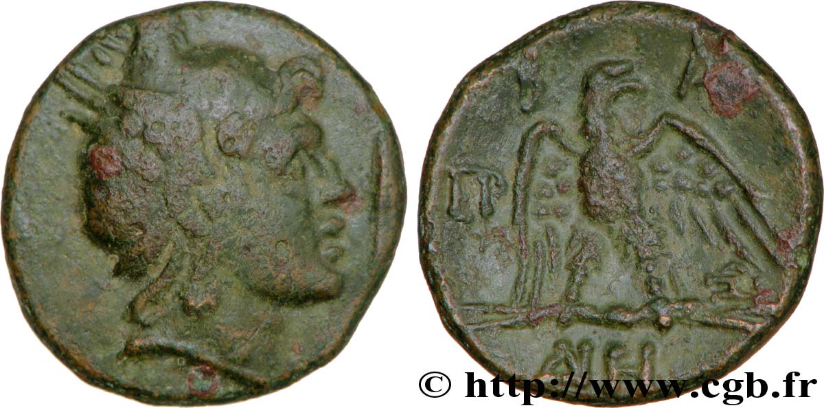 MACEDONIA - REGNO DI MACEDONIA - PERSEO Bronze, (PB,  Æ 19) XF
