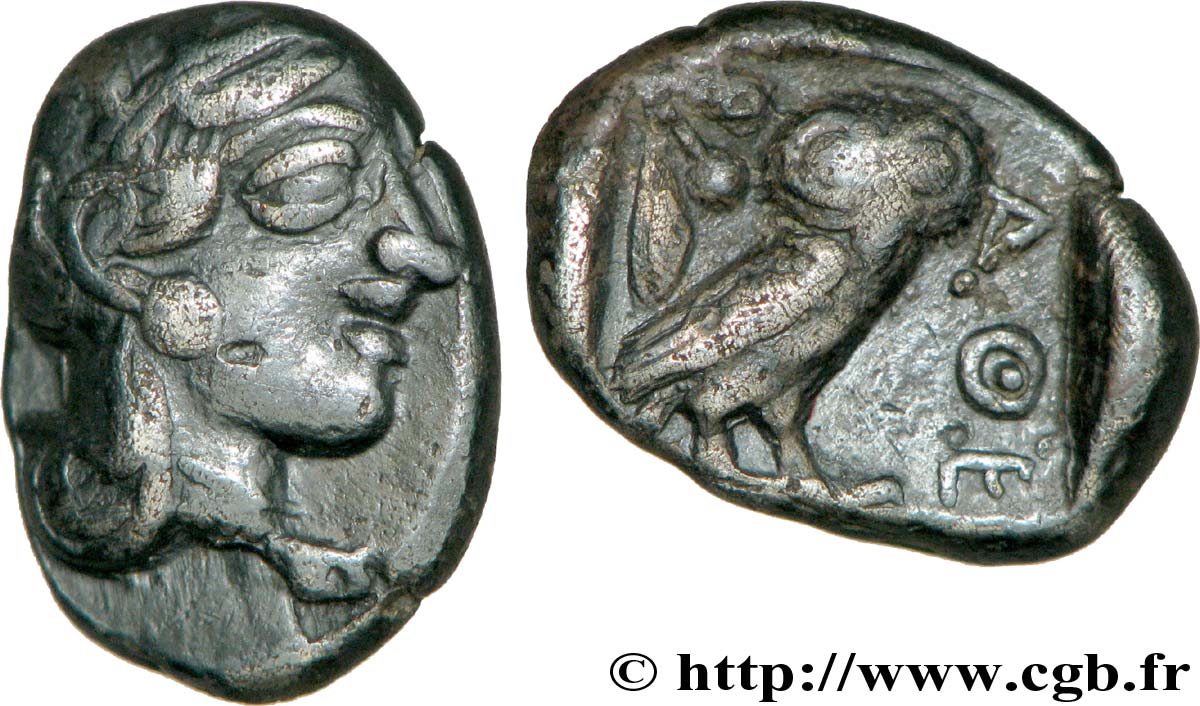 ATTICA - ATHENA Drachme XF