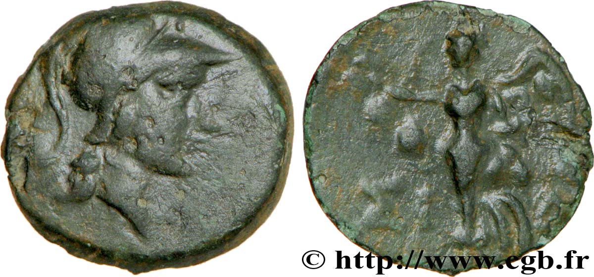 PAMFILIA - SIDE Bronze, (PB, Æ 16) MBC
