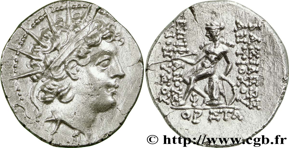 SYRIA - SELEUKID KINGDOM - ANTIOCHUS VI DIONYSUS Drachme AU
