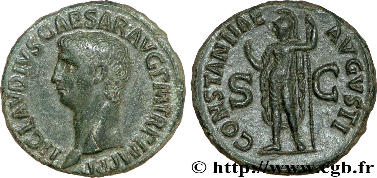 CLAUDIUS Dupondius, (MB, Æ 29) VZ