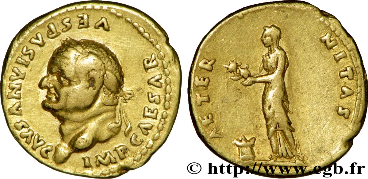 VESPASIANO Aureus AU/XF