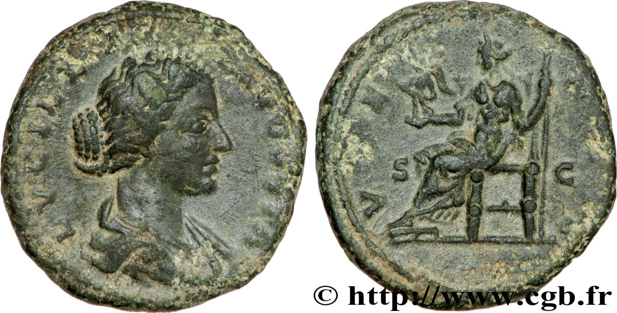 LUCILLA Dupondius, (MB, Æ 31) fVZ