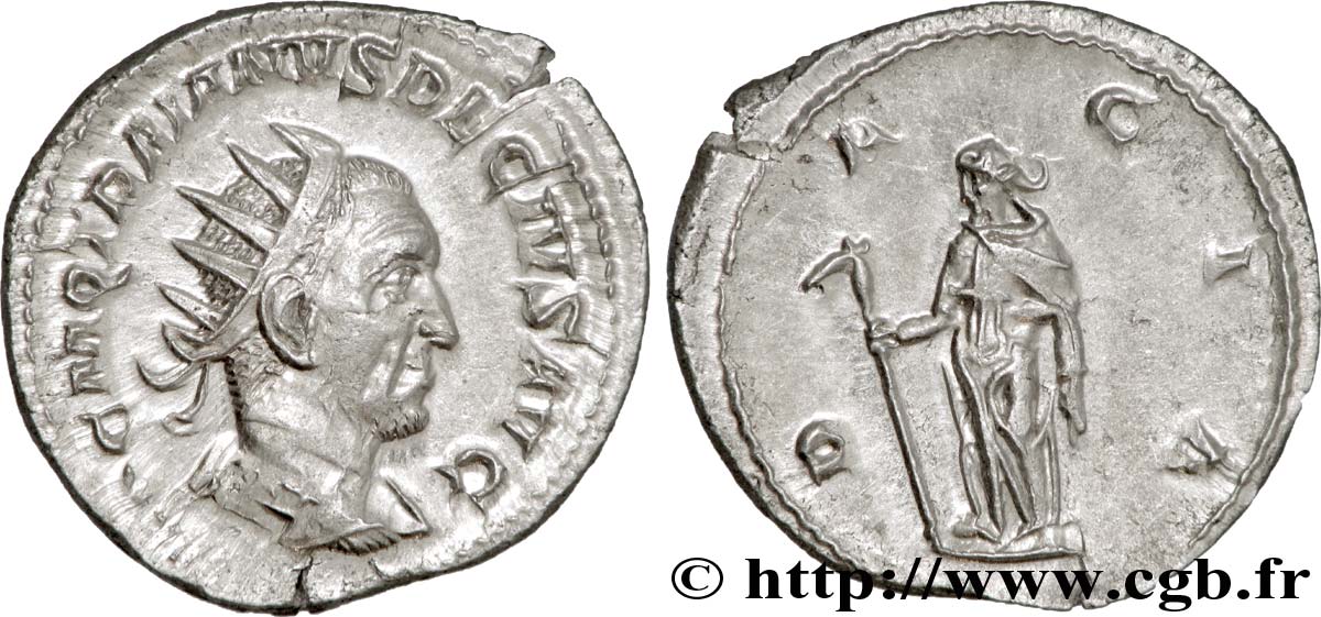 TRAJAN DÈCE Antoninien FDC