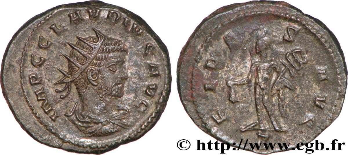 CLAUDIUS II GOTHICUS Antoninien de poids lourd AU/AU