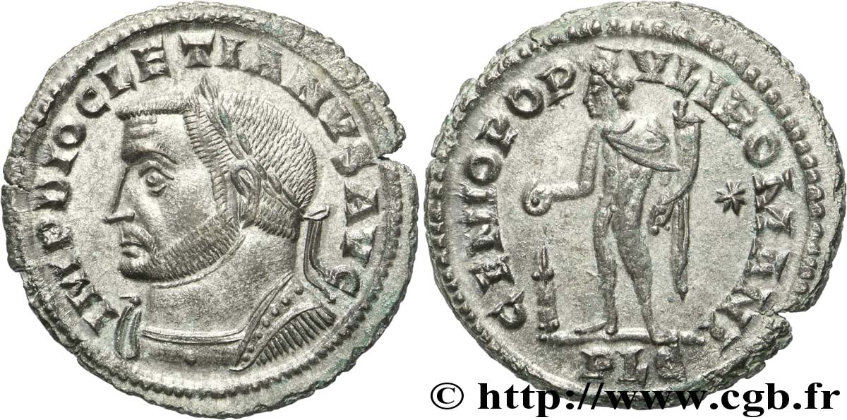 DIOCLETIANUS Follis ou nummus ST