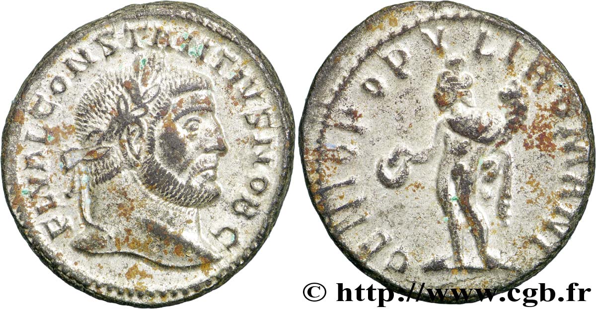 CONSTANTIUS I Follis ou nummus AU/AU