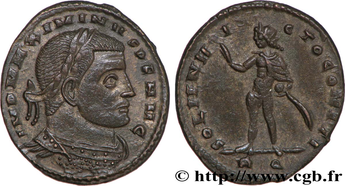 MAXIMIN II DAIA Follis ou nummus SPL