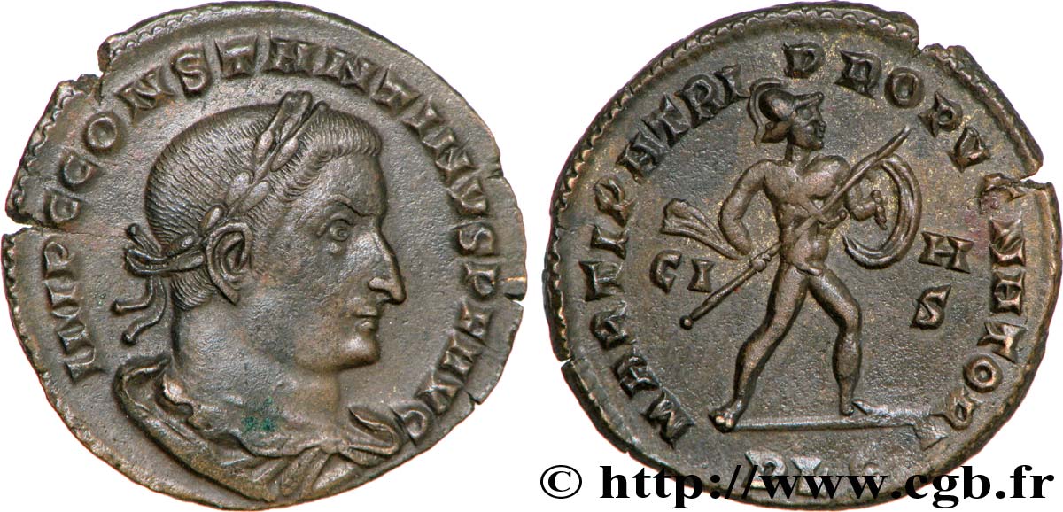 CONSTANTINO I EL MAGNO Follis ou nummus EBC