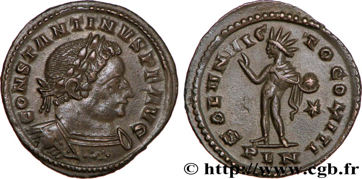 CONSTANTINE I THE GREAT Follis ou nummus AU