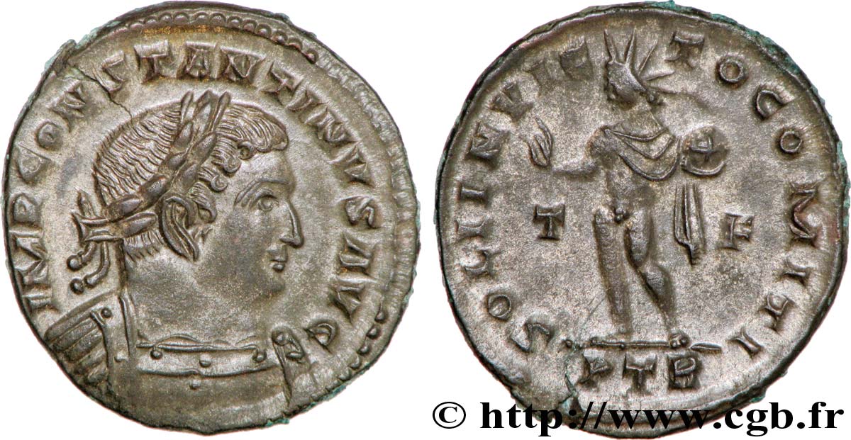 COSTANTINO I IL GRANDE Follis ou nummus MS/SPL