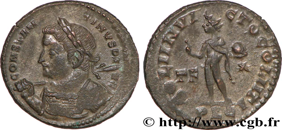 COSTANTINO I IL GRANDE Follis ou nummus MS/AU