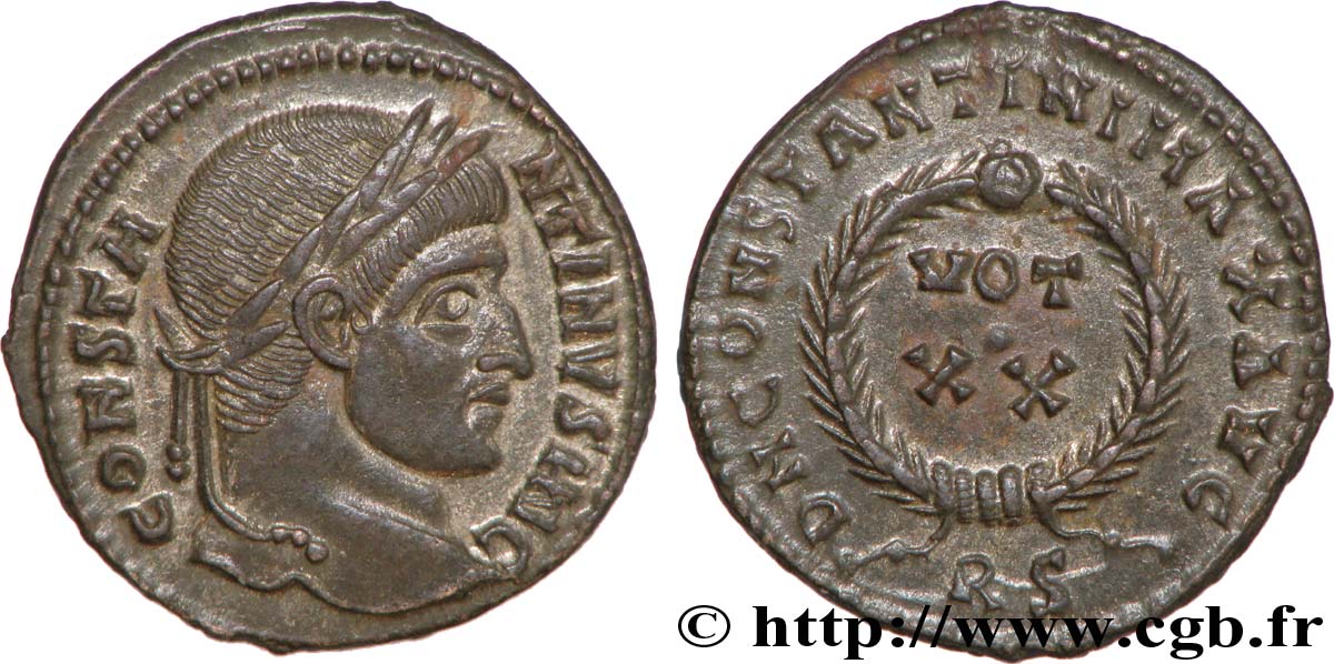 COSTANTINO I IL GRANDE Centenionalis ou nummus MS