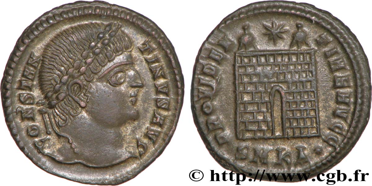 COSTANTINO I IL GRANDE Centenionalis ou nummus MS