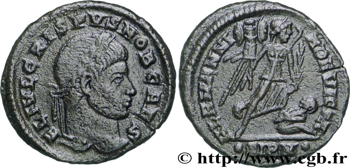 CRISPUS Centenionalis ou nummus TTB+