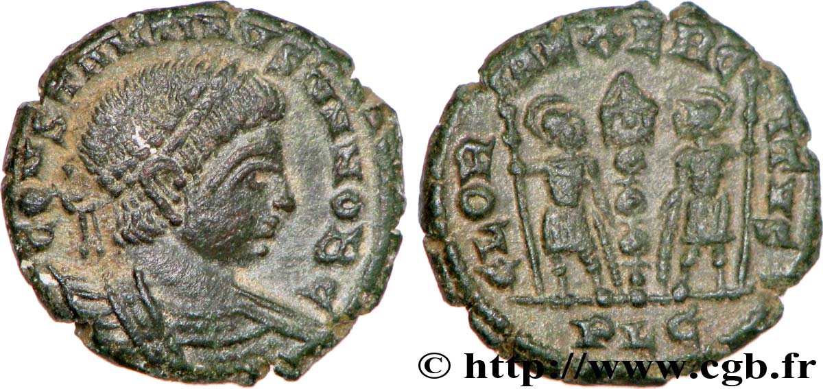 COSTANTINO II Centenionalis ou nummus AU