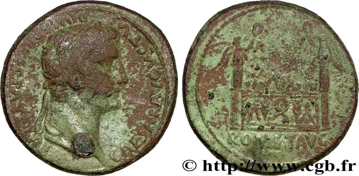 Lugdunum Lyon Augustus Sesterce A L Autel De Lyon Gb Ae 34 V34 1105 Roman Coins