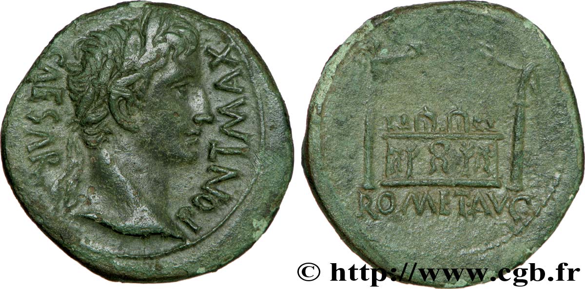 Lugdunum Lyon Augustus As A L Autel De Lyon Mb Ae 27 V34 1106 Celtic Coins